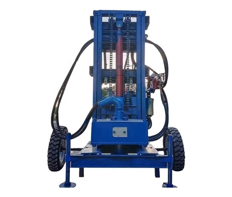 Max Drilling Depth 180m Hydraulic Portable Diesel Water Well Drilling Rig for Borewell