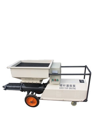 Building Project Essential 5.5KW Mortar Plastering Machines For Screed Plaster Concrete
