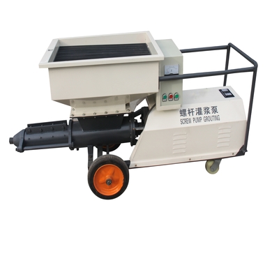 Air Compressor Mortar Plaster Screw Pump Plastering Machine with Low Maintenance Cost