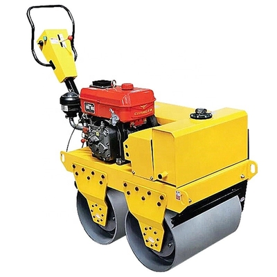 Walk Behind Hydraulic Double Drum Road Roller for Smooth Asphalt and Soil Compaction