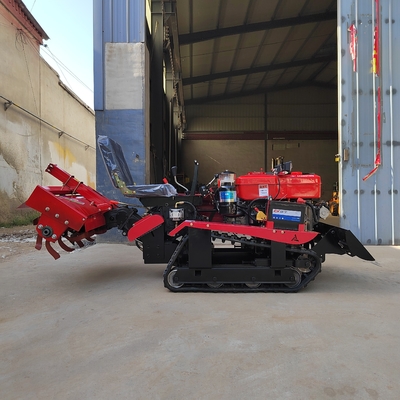 800 KG Diesel Power Type Rotary Tiller for Small Farming Seedbed Preparation