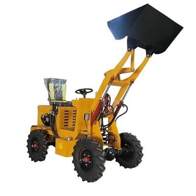 0.5m3 Bucket Capacity 500kg 600kg Loading Dumping Wheel Type Front Bucket Mini Loaders