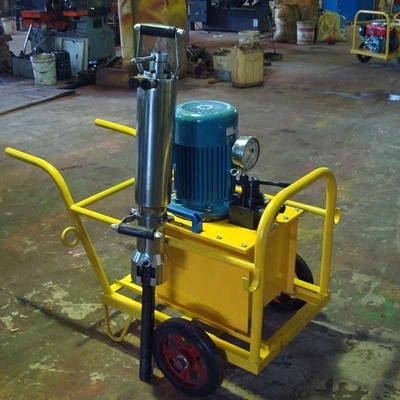 AC Motor Controlled C12 n Darda Hydraulic Rock Splitter Cylinder for Stone Demolition