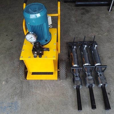 AC Motor Powered Rock Splitter Attachment- Vibro Ripper for Excavator Work