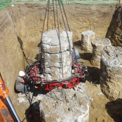 Hydraulic Round Pile Breaker for Power On Drill Piling Work in Building Material Shops
