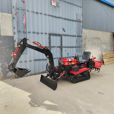 Chain Mini Power Tiller Hand Rotary Grass Weeder for Home Rotary Tiller Machine Type