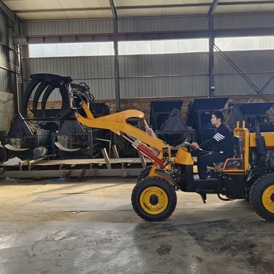Mini Tractor Loader Light Loader Wheel Machine Loader with 0.3m3 Bucket Capacity