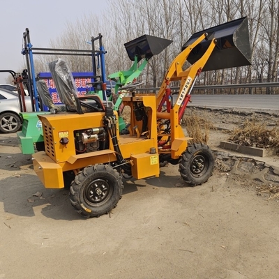 Mini Tractor Loader Light Loader Wheel Machine Loader with 0.3m3 Bucket Capacity
