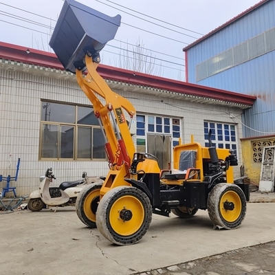 Building Material Shops CHANGCHAI Engine Wheel Loader Front with 400kg Loading Capacity