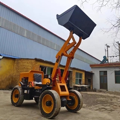 Building Material Shops CHANGCHAI Engine Wheel Loader Front with 400kg Loading Capacity