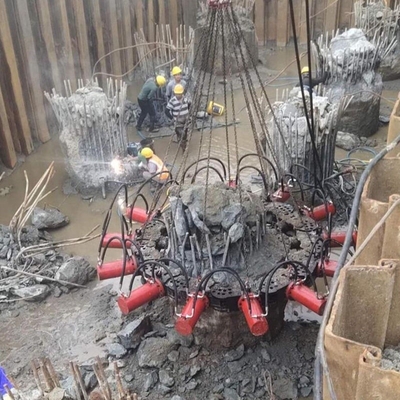 Excavator Hydraulic Concrete Breaker Pile Cropper for Building Material Shops 1470 kg