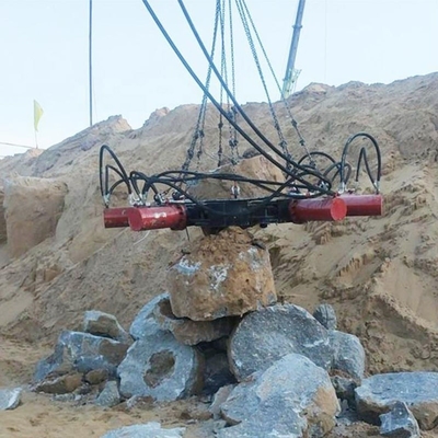1470 kg High Pile Breaking Efficiency Round Concrete Pile Head Cutter for Construction