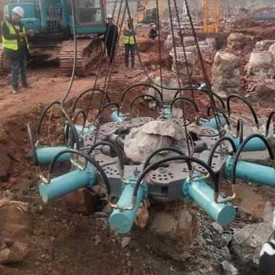 Powerful Round Hydraulic Concrete Pile Breaker for 10 Ton Excavators and Suitable