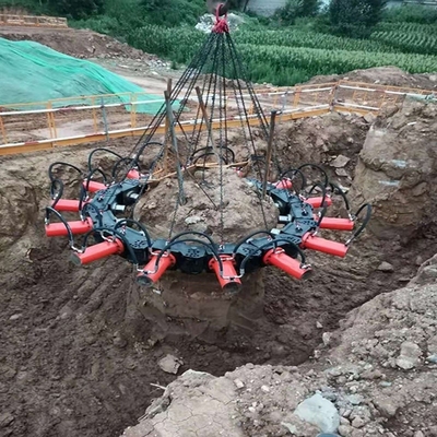 Befocus Round Concrete Pile Head Cutter Pile Breaker for 10 Ton Excavators 1470 kg
