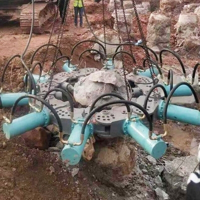 1470 kg Circular Hydraulic Pile Breaker Attachment for Smooth Pile Demolition Process
