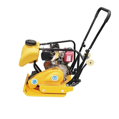 Ground Compaction Electric Vibrating Plate Compactor with Centrifugal Force of 50KN