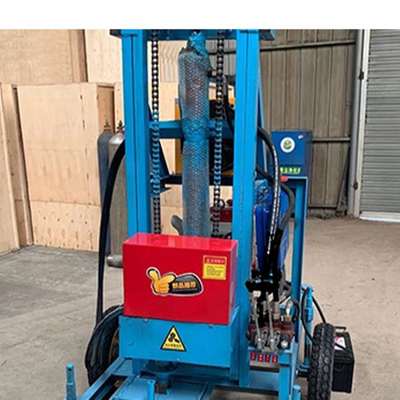 Versatile Applications Diesel Hydraulic Borehole Water Well Drilling Rig 180m Lift Height