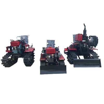 Farm Work Machinery Multifunctional Crawler-Type Rotary Tiller with Disel Engine Type