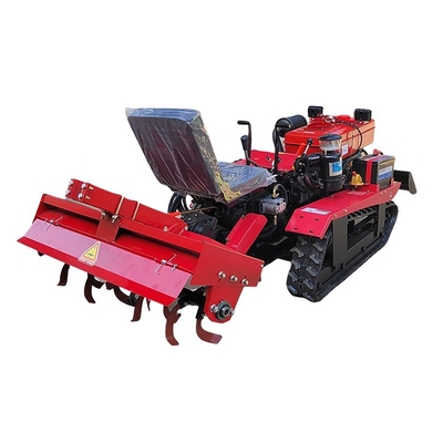 Farm Work Machinery Multifunctional Crawler-Type Rotary Tiller with Disel Engine Type