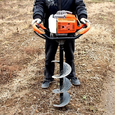 Digging Simplified Professional Hole Earth Auger Drill Machine Drill length 0.5-2.5m