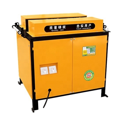 162 KG Weight Steel Pipe Polishing Machine for Square Tube and Round Bar Rust Removal