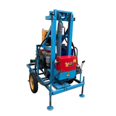 Gasoline Engine Water Well Drilling Rig Machine for Borehole Drilling