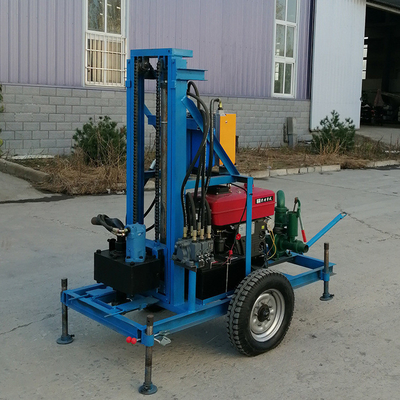 Gasoline Engine Water Well Drilling Rig Machine for Borehole Drilling