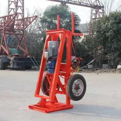 Compact Diesel Electric Water Well Drilling Machine for 200m Drilling and Rigging