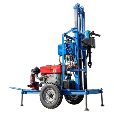 Hydraulic Water Well Drilling Rig Machine for 50mm Drilling Diameter and Mud Pump