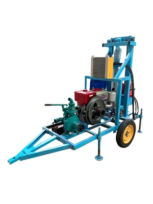 Water Well Bdm-200jh Model Trailer Mounted Dth Drilling Rig with and 1.8m Lift Height