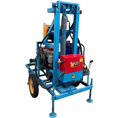 Water Well Bdm-200jh Model Trailer Mounted Dth Drilling Rig with and 1.8m Lift Height