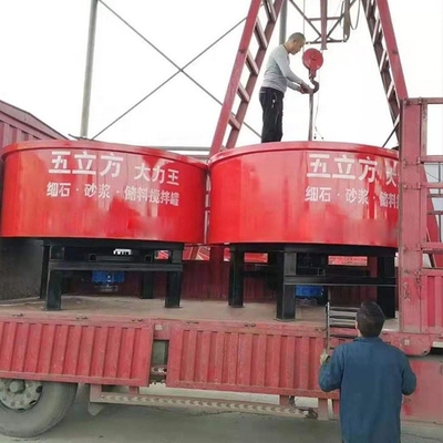 Construction Works 10m3 Hydraulic Concrete Mixer Tank with Rotating Speed of 8r/min