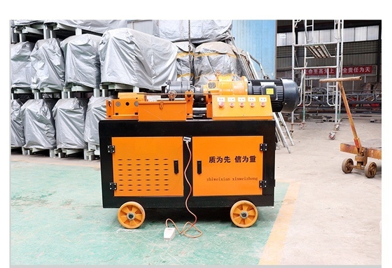 16-40mm Rebar Thread Rolling Machine 4.0KW Power 30-100 Sets/Week Capacity