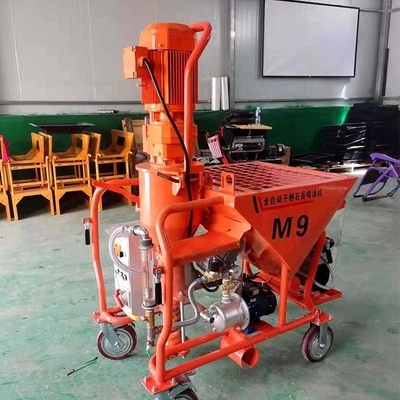 20m Pipe Wall Cement Spray Plaster Pump Mortar Spray Machine High Operating Efficiency
