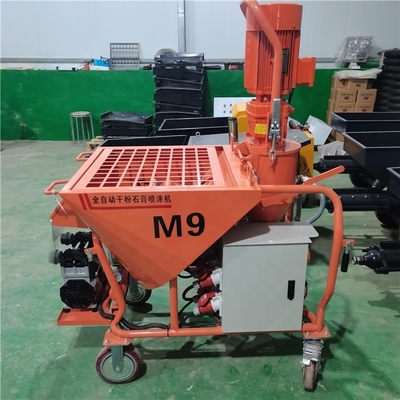 20m Pipe Wall Cement Spray Plaster Pump Mortar Spray Machine High Operating Efficiency