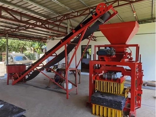High Yield Automatic Brick Making Machine with 4480 pcs/8hours Production Capacity