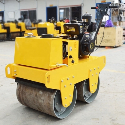 Small Road 0.3 Ton Mini Hand Vibratory Roller Compactor with 580mm Drum Diameter