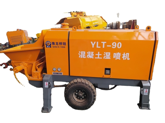 Putty Spray Machine Cement Mortar Spraying Gun Motor Power 45kw for School Renovation