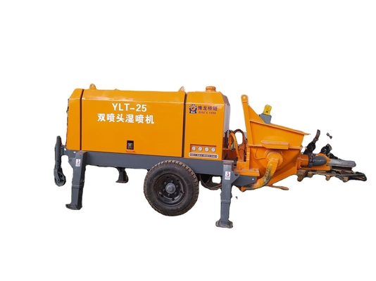 Putty Spray Machine Cement Mortar Spraying Gun Motor Power 45kw for School Renovation