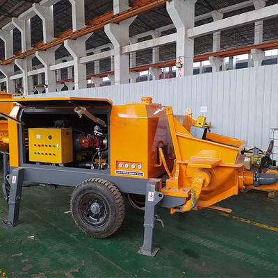 Putty Spray Machine Cement Mortar Spraying Gun Motor Power 45kw for School Renovation