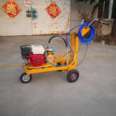Hand-push Asphalt Pavement Parking Space Marking Machine with Single/Double Spray Gun