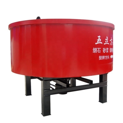 Small Vertical Electric Mp500 Pan Type Concrete Mixer with 830mm Support Leg Height