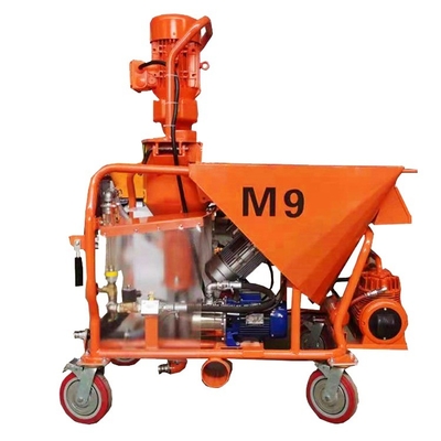 Max. Vertical Conveying Distance 15M Mini Plaster Render Auto Mortar Spraying Machine