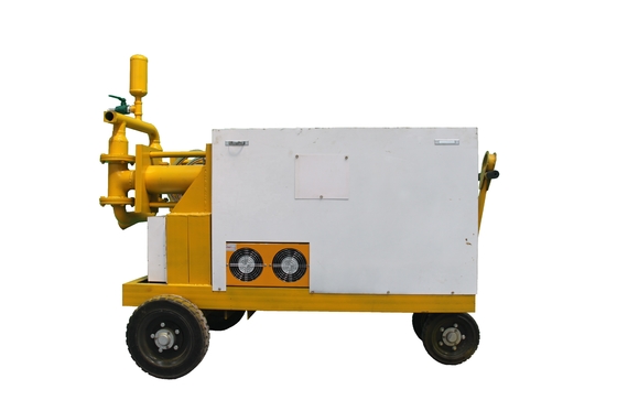 High Power Engine Small Hydraulic Double-piston Concrete Pump for Refractory Grouting