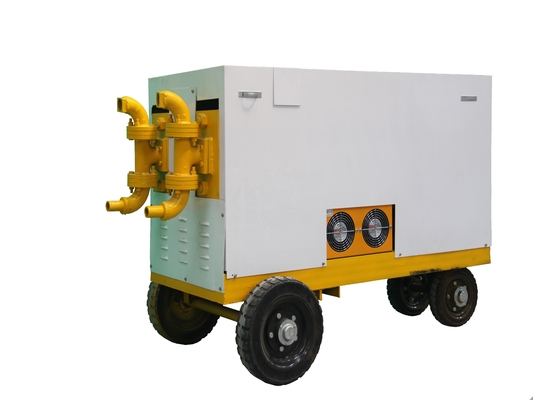 High Power Engine Small Hydraulic Double-piston Concrete Pump for Refractory Grouting