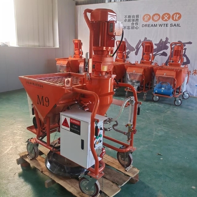 Max. vertical conveying distance 15M Small Mortar Spraying Machine for Wall Plastering
