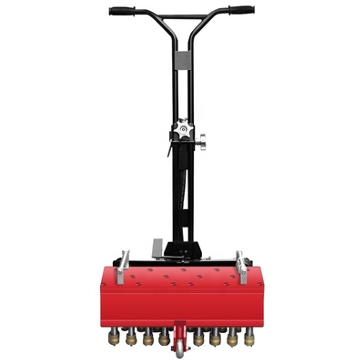 Lightweight Pneumatic 7-head Roughing Machine for Concrete Pavement Chisel Width 240mm