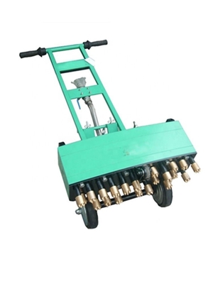 Lightweight Pneumatic 7-head Roughing Machine for Concrete Pavement Chisel Width 240mm