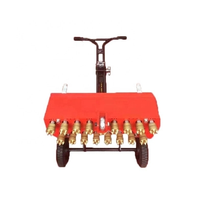 Lightweight Pneumatic 7-head Roughing Machine for Concrete Pavement Chisel Width 240mm