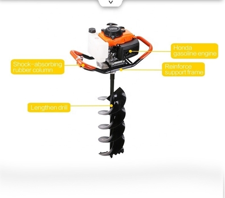 High Digging Power Hand Manual Auger Drilling Machine for Earth Drilling Tools